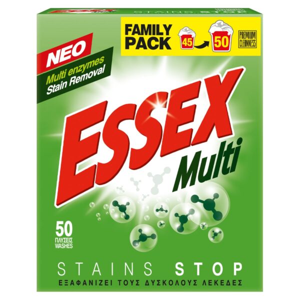 Σκόνη πλυντηρίου Essex Multi 50 πλύσεις