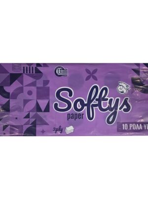 2025/12/1000001787-1.jpg Χαρτί υγείας 3 φύλλο Softy's 10 ρολά 90gr