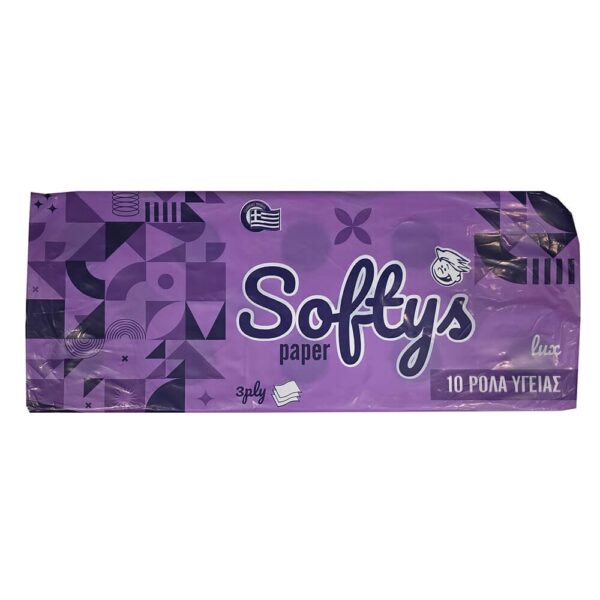 Χαρτί υγείας 3 φύλλο Softy's 10 ρολά 90gr