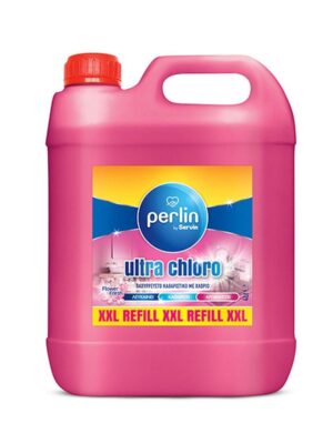 Παχύρευστο καθαριστικό με χλώριο Flower Fresh Perlin 4Lt