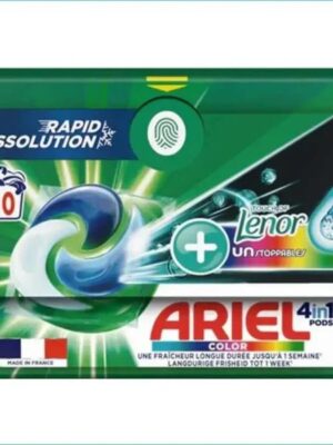 ARIEL ΚΑΨΟΥΛΕΣ 10ΤΜΧ ALL IN ONE COLOR & LENOR 236gr