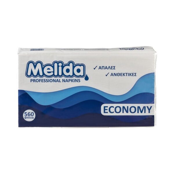 Χαρτοπετσέτες επαγγελματικές Melida Economy 560 φύλλα