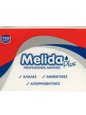 Χαρτοπετσέτες επαγγελματικές Melida Plus 750 φύλλα