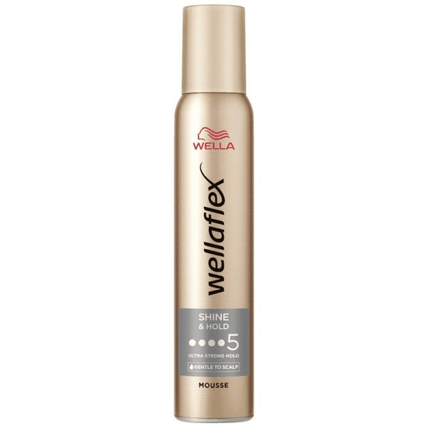 Αφρός μαλλιών Wellaflex Shine&Hold N.5 200ml