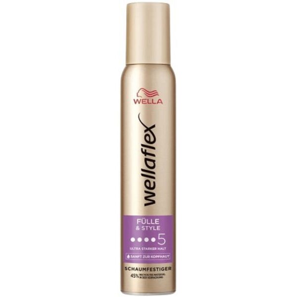 Αφρός μαλλιών Wellaflex Full&Style N.5 200ML