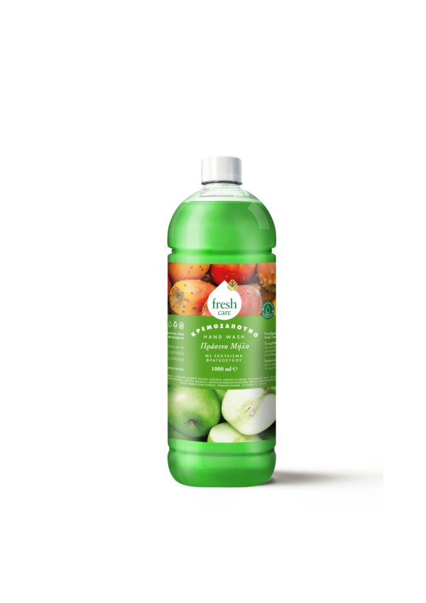 Κρεμοσάπουνο Fresh Care 1000ml με άρωμα πράσινο μήλο