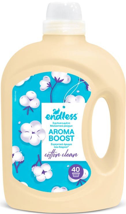 ENDLESS ΣΥΜΠΥΚΝΩΜΕΝΟ ΜΑΛΑΚΤΙΚΟ 2LT AROMA BOOST COTTON CLEAN