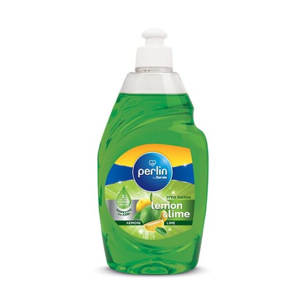 Υγρό πιάτων perlin λεμόνι & Lime 450ml
