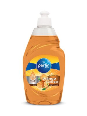 2026/05/1000004195.jpg Υγρό πιάτων Perlin πορτοκάλι & ξύδι 450ml