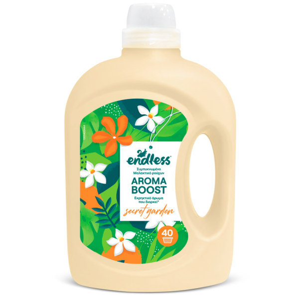 Endless Συμπυκνωμένο Μαλακτικό Ρούχων Aroma Boost Secret Garden 2lt