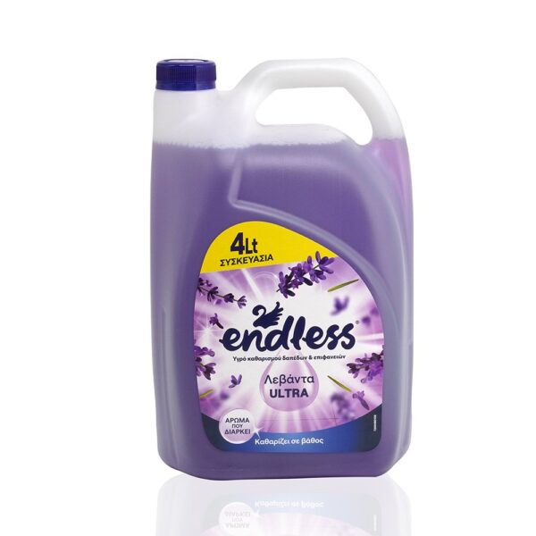 Υγρό καθαριστικό πατώματος Endless Ultra λεβάντα 4Lt